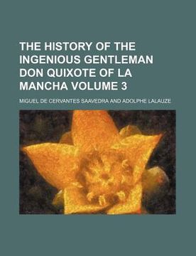 portada the history of the ingenious gentleman don quixote of la mancha volume 3