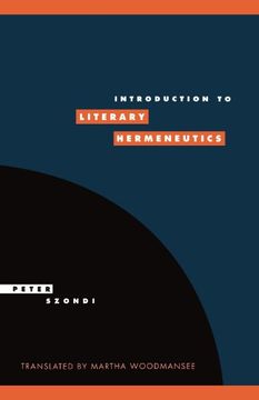 portada Introduction to Literary Hermeneutics Paperback (Literature, Culture, Theory) (en Inglés)