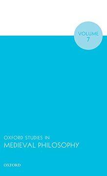 portada Oxford Studies in Medieval Philosophy Volume 7 
