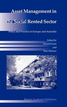 portada asset management in the social rented sector: policy and practice in europe and australia (en Inglés)