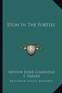 portada eton in the forties (in English)