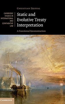 portada Static and Evolutive Treaty Interpretation (Cambridge Studies in International and Comparative Law) (en Inglés)