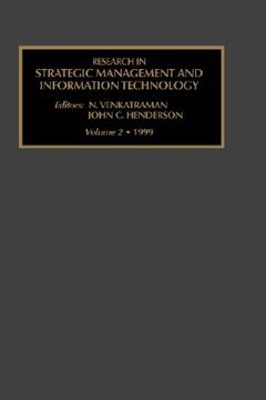 portada research in strategic management and information technology: vol 2 (in English)