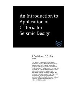 portada An Introduction to Application of Criteria for Seismic Design (en Inglés)