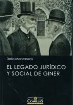 portada EL LEGADO JURÍDICO Y SOCIAL DE GINER (En papel)