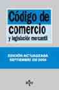 portada Codigo de Comercio y Legislacion Mercantil