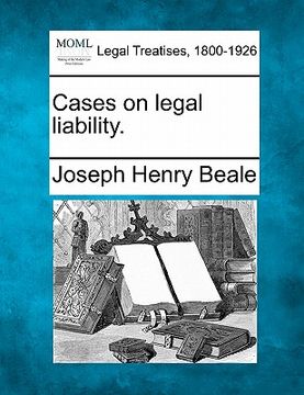 portada cases on legal liability.