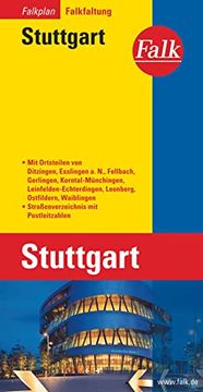portada Falkplan Falk-Faltung Stuttgart (en Alemán)