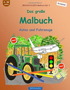 portada BROCKHAUSEN Malbuch Bd. 2 - Das große Malbuch: Autos und Fahrzeuge: Volume 2
