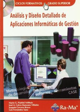 portada Análisis y Diseño Detallado de Aplicaciones Informáticas de Gestión. (in Spanish)