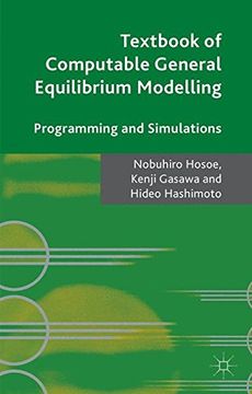 portada Textbook Of Computable General Equilibrium Modelling: Programming And Simulations (in English)