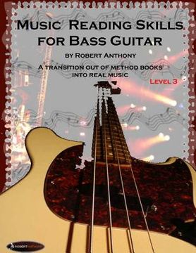 portada Music Reading Skills for Bass Guitar Level 3 (in English)