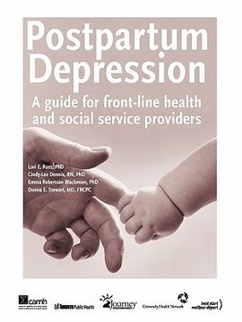 portada postpartum depression: a guide for front-line health and social service providers (en Inglés)