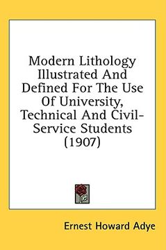 portada modern lithology illustrated and defined for the use of university, technical and civil-service students (1907) (en Inglés)