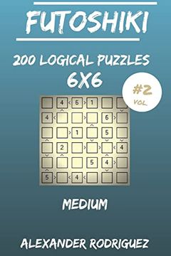 portada Futoshiki Puzzles 6x6 - Medium 200 Vol. 20 (en Inglés)