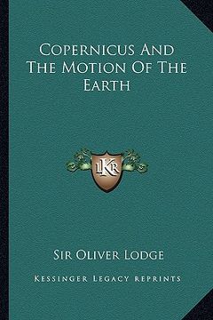 portada copernicus and the motion of the earth (in English)