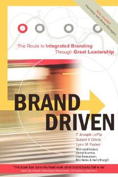 portada brand driven: the route to integrated branding through great leadership (en Inglés)