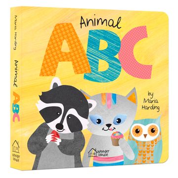 portada Animal ABC: Playful Animals Teach A to Z (Padded Board Book) (en Inglés)