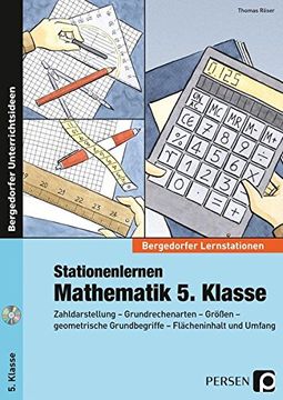portada Stationenlernen Mathematik 5. Klasse, m. Cd-Rom (en Alemán)