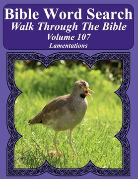 portada Bible Word Search Walk Through The Bible Volume 107: Lamentations Extra Large Print (in English)