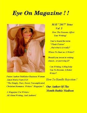 portada Eye On Magazine Vol: 5 May Issue 2017: A Magazine For Writers! (in English)