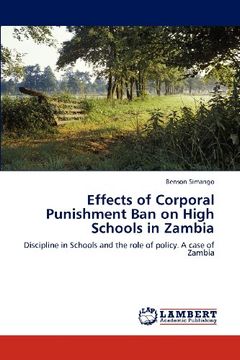 portada effects of corporal punishment ban on high schools in zambia (en Inglés)