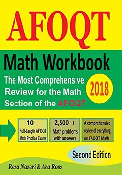 portada Math Workbook for Afoqt 2018: The Most Comprehensive Review for the Math Section of the Afoqt (in English)