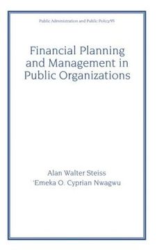 portada financial planning and management in public organizations (en Inglés)