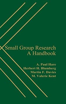 portada small group research: a handbook (in English)