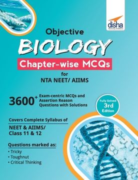 portada Objective Biology Chapter-wise MCQs for NTA NEET/ AIIMS 3rd Edition (in English)