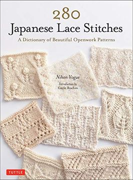 portada 280 Japanese Lace Stitches: A Dictionary of Beautiful Openwork Patterns (en Inglés)