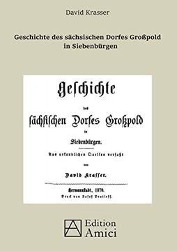portada Geschichte des Sächsischen Dorfes Großpold in Siebenbürgen 