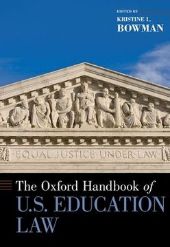 portada The Oxford Handbook of U. S. Education law (Oxford Handbooks) (in English)