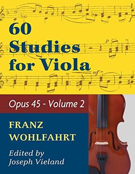 portada Wohlfahrt Franz 60 Studies Op. 45: Volume 2 - Viola solo (en Inglés)