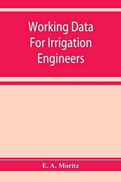 portada Working Data for Irrigation Engineers (en Inglés)