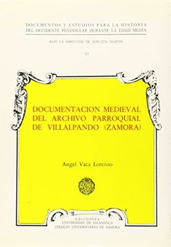 portada Documentación medieval del archivo parroquial de Villalpando (Zamora) (Textos medievales)