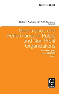 portada Governance and Performance in Public and Non-Profit Organizations (Studies in Public and Non-Profit Governance, 5) 