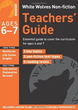 portada White Wolves Non-Fiction Teachers' Guide Ages 6-7 (en Inglés)