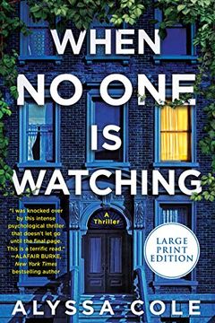portada When no one is Watching: A Thriller 