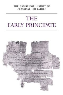 portada The Cambridge History of Classical Literature: Volume 2, Latin Literature, Part 4, the Early Principate Paperback: Latin Literature v. 2, 