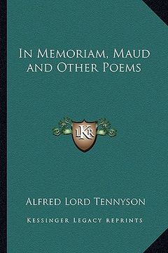 portada in memoriam, maud and other poems (en Inglés)