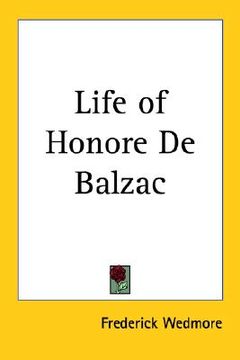 portada life of honore de balzac (en Inglés)