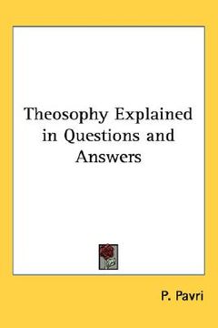 portada theosophy explained in questions and answers