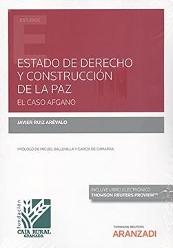 portada Estado de Derecho y Construcción de la Paz. El Caso Afgano (Papel + E-Book) (Monografía) (in Spanish)