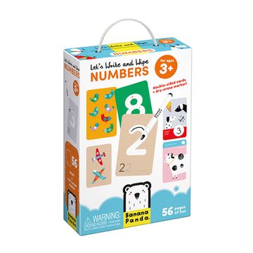 portada Let's Write & Wipe Numbers: Flsh Card /Dry Erase Marker