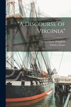 portada "A Discourse of Virginia" (en Inglés)