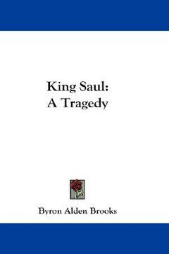 portada king saul: a tragedy (en Inglés)