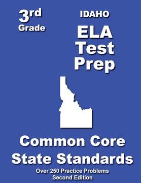 portada Idaho 3rd Grade ELA Test Prep: Common Core Learning Standards (in English)