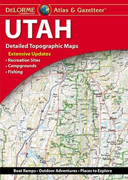 portada Delorme Atlas & Gazetteer: Utah (en Inglés)