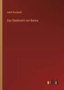 portada Das Stadtrecht von Bantia (in German)